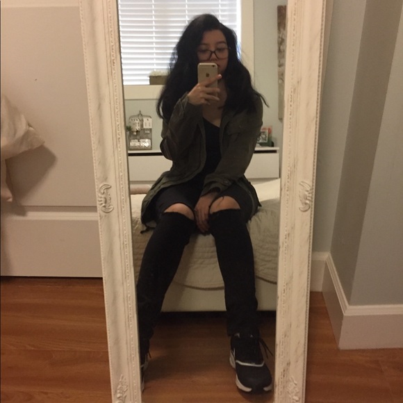 Talula Trooper Jacket (Green&Grey) - Picture 4 of 4